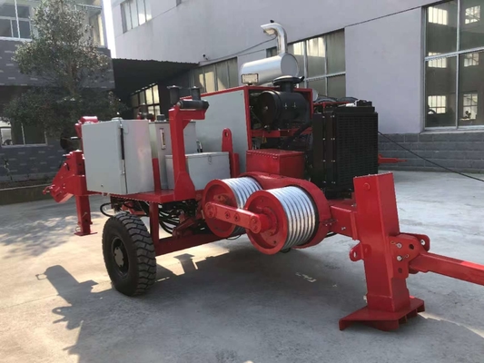 معدات خط نقل الديزل 330KV GL2x50 10T معدات التوتير الخط العلوي