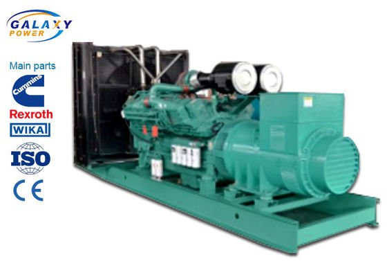 50 / 60HZ قوة خطّ يثبت تجهيز imported ديزل مولد مع 15KW-1300KW إنتاج