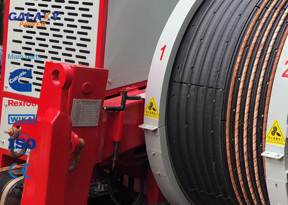 77kw 103hp الكمون محرك الموتر الهيدروليكي ماكس التوتر المتقطع 2x45 / 1x90kN معدات التوتير