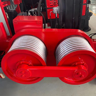 Transmission Line Equipment 2x50KN Tensioner Stringing for Overhead Power Lines and Twin Conductor Number