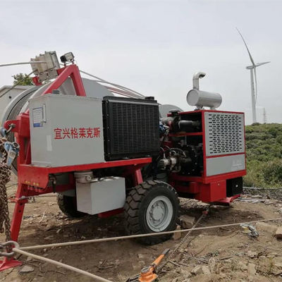 Transmission Line Equipment Hydraulic Tensioner GL 2X50 With 7100mAh Drone Battery And 397mm Wheelbase