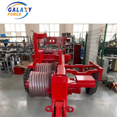 معدات شداد خطوط النقل العلوية لخطوط الطاقة العلوية مقبض تشغيل Rexroth الألماني وقطر موصل أقصى يبلغ 55 ملم