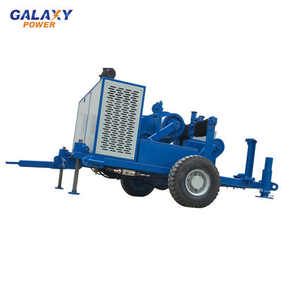 49.2HP 100KN كابل سحب معدات تحت الأرض آلة ساحبة هيدروليكية