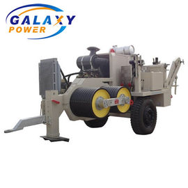 110KV موصل واحد 1x40KN معدات خط التوزيع مع محرك ديزل 103hp
