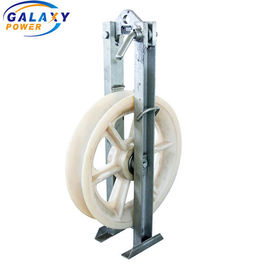 508x75mm عجلة التوتير أحادية العجلة من النايلون بكرة موصل