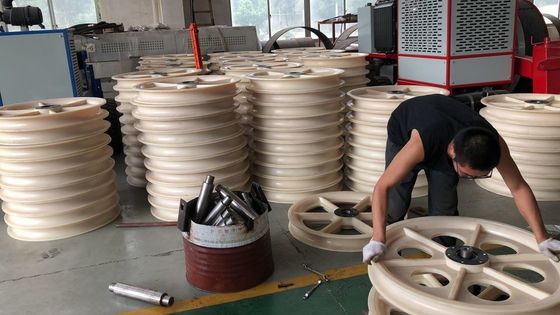 قطرها 508x75mm خمسة عجلة نايلون حزمة بكرة موصل لأداة خط ناقل موصل رباعي