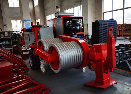 معدات خط النقل 120KN ساحب هيدروليكي 129kw (172hp) محرك Desiel