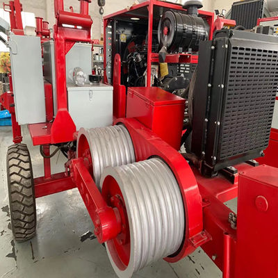 GS60KN Red Color Max Intermittent 6Ton الهيدروليكية مجتذب معدات التوتير