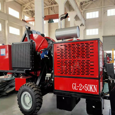 معدات توتير الكابلات الهيدروليكية ذات الحزمة المزدوجة 2x50KN