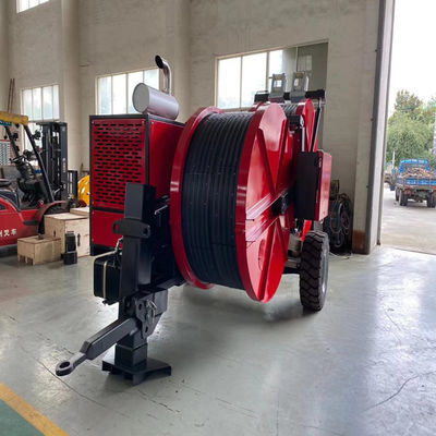 أحمر اللون دائم ديزل 2x40KN Overhad Line معدات Strinnging