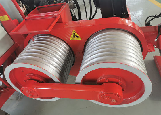 750mm 180kN الكابلات الكهربائية سحب آلة الونش مع محرك 325hp