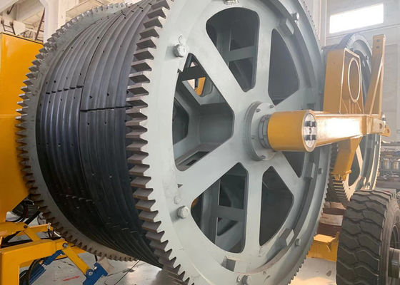 500KV 2x80KN باورلاين حزمة موصلات معدات التوتير مع محرك الكمون