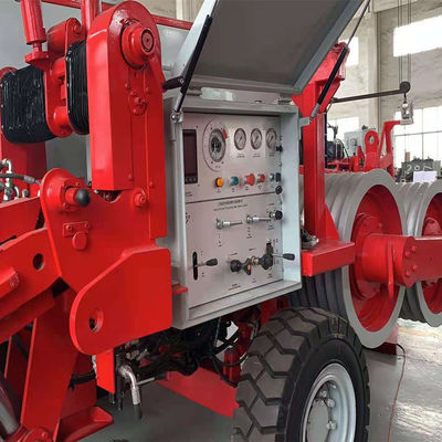 16Ton Bull-Wheel 10 Grooves الهيدروليكية مجتذب معدات التوتير العلوية