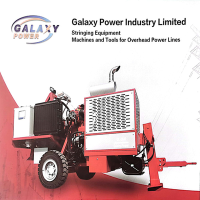 500KV سحب / شد 2x70 / 1x140kN معدات التوتير خط نقل