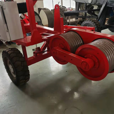 24V الكهربائية ديزل 77kw 7 Grooves 4T كابل ساحب معدات التوتير