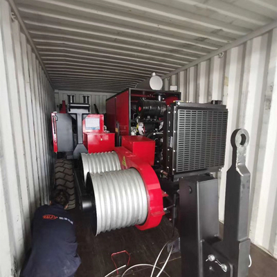 التوتير الهوائي 239KW (320hp) 22T آلة سحب الكابلات الهيدروليكية