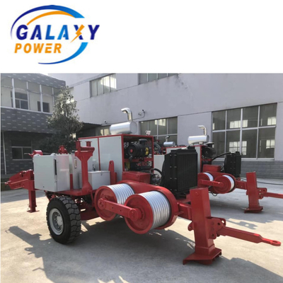9Ton Overhead Line الهيدروليكية ساحب OPGW / ADSS معدات التوتير
